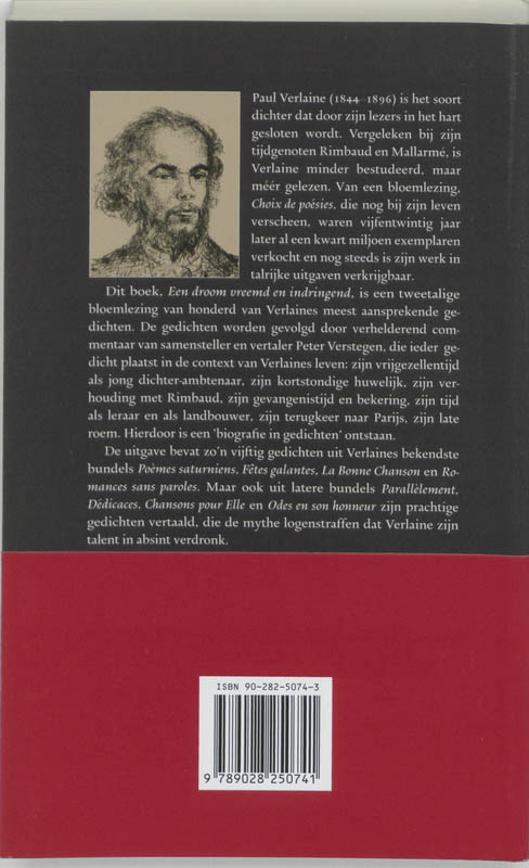Achterkant van Een droom vreemd en indringend