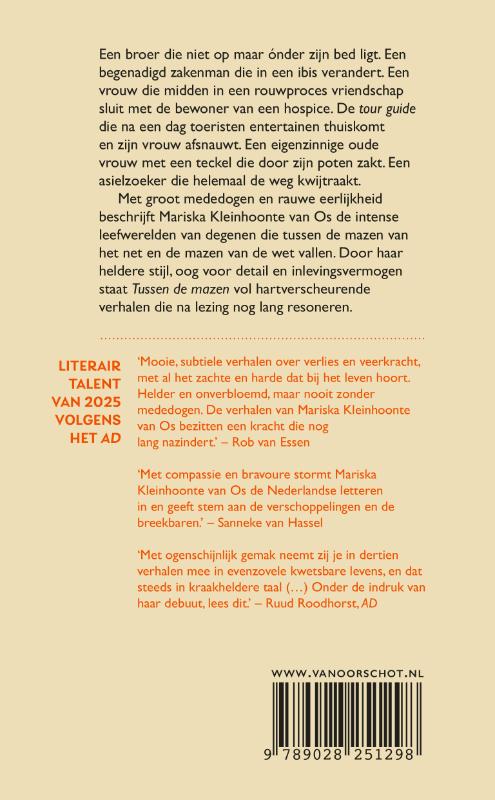 Achterkant van Tussen de mazen