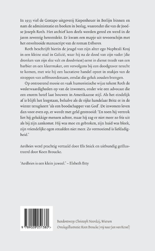 Achterkant van Aardbeien