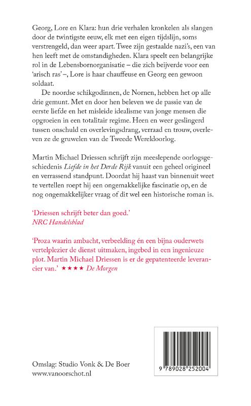 Achterkant van Liefde in het Derde Rijk