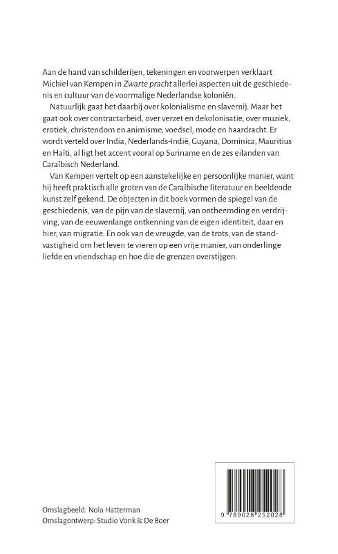 Achterkant van Zwarte pracht