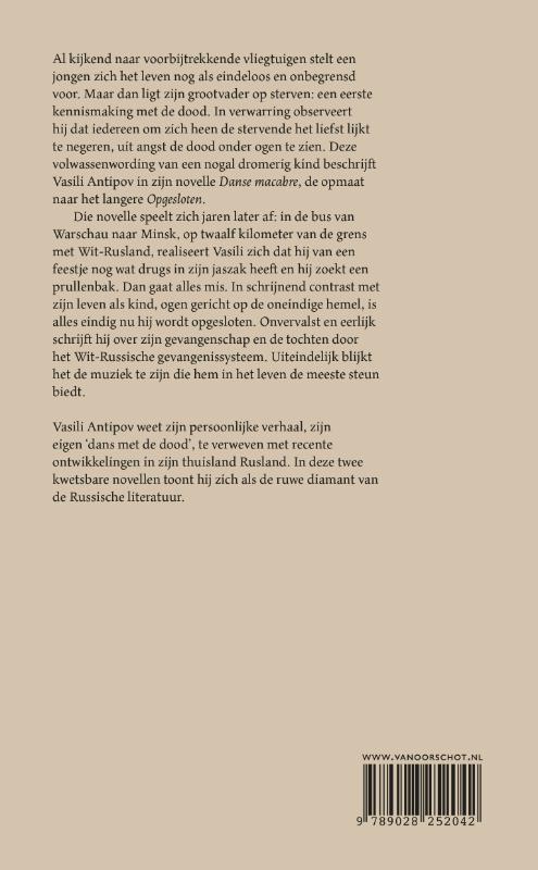 Achterkant van Opgesloten
