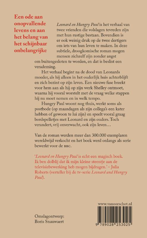 Achterkant van Leonard en Hungry Paul