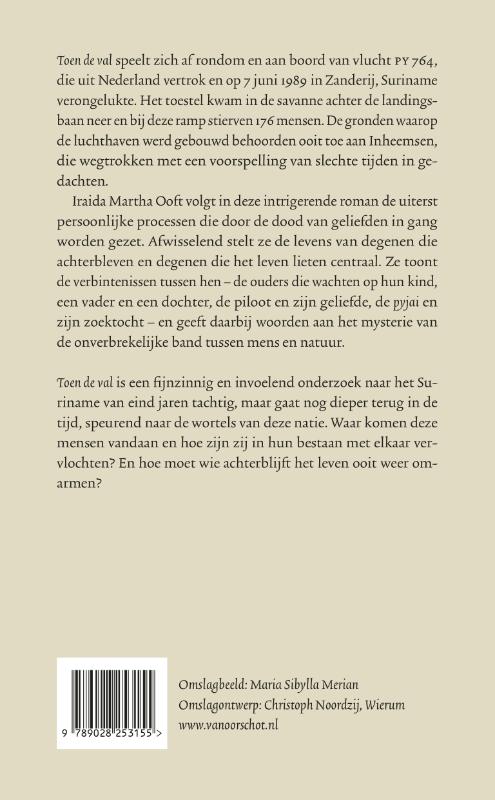 Achterkant van Toen de val