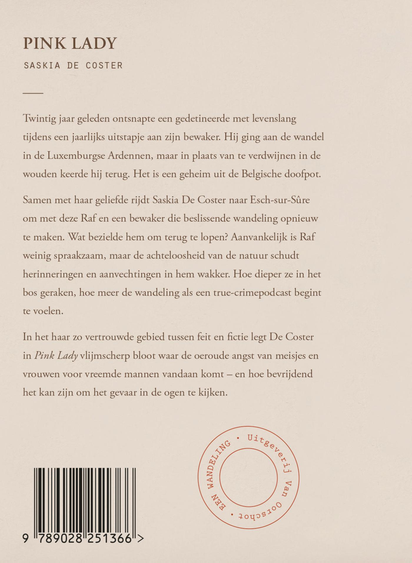 Achterkant van Pink Lady