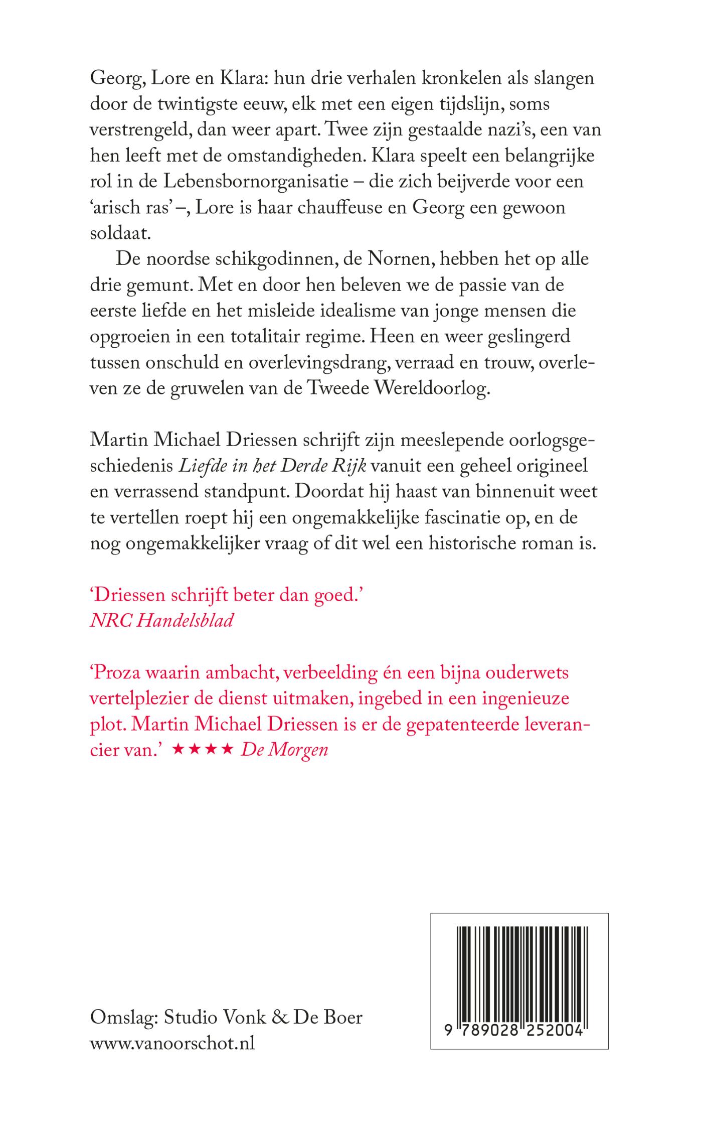 Achterkant van Liefde in het Derde Rijk