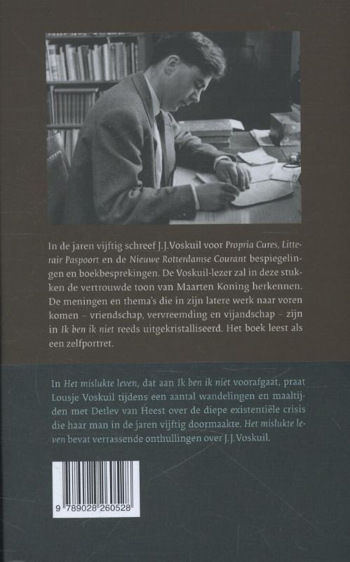 Achterkant van Ik ben ik niet