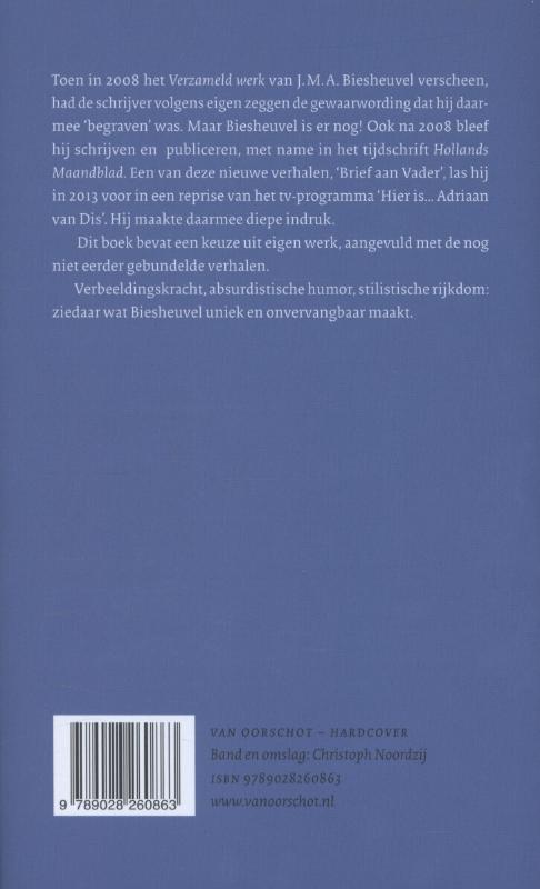 Achterkant van Brief aan Vader