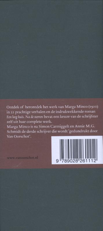 Achterkant van Na de sterren