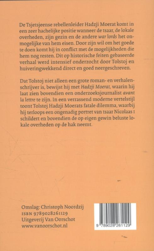 Achterkant van Hadzji Moerat