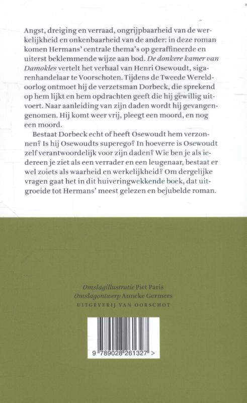 Achterkant van De donkere kamer van Damokles