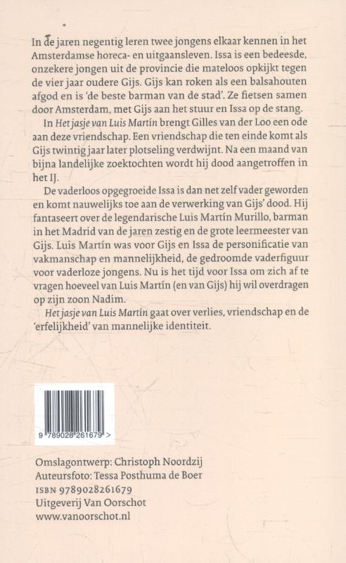 Achterkant van Het jasje van Luis Martin