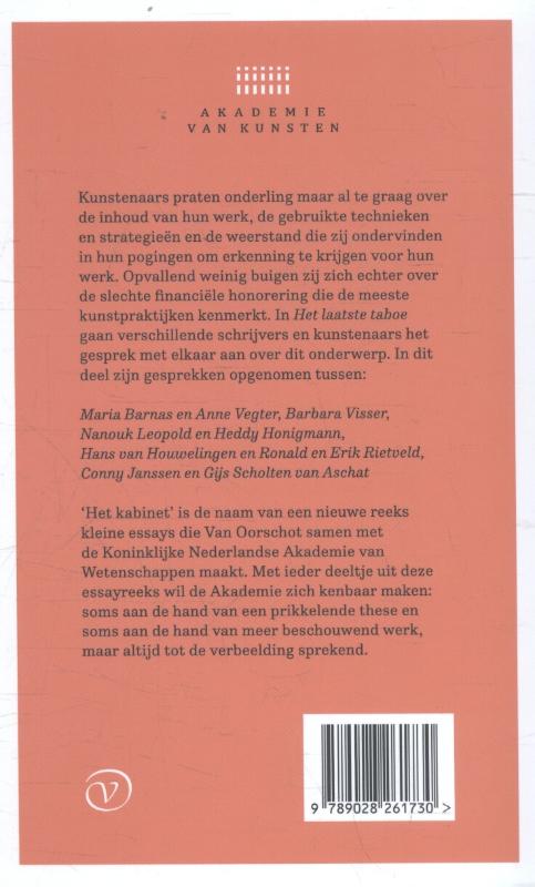 Achterkant van Het laatste taboe