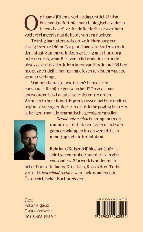 Achterkant van Brandende velden