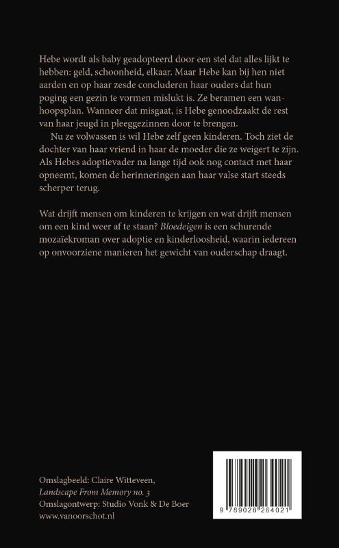 Achterkant van Bloedeigen