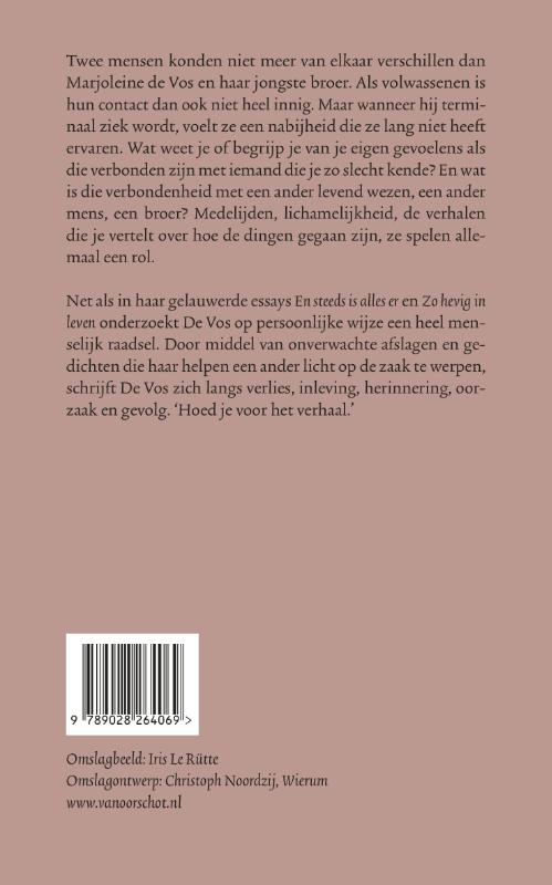 Achterkant van Ik ben hier liever niet alleen