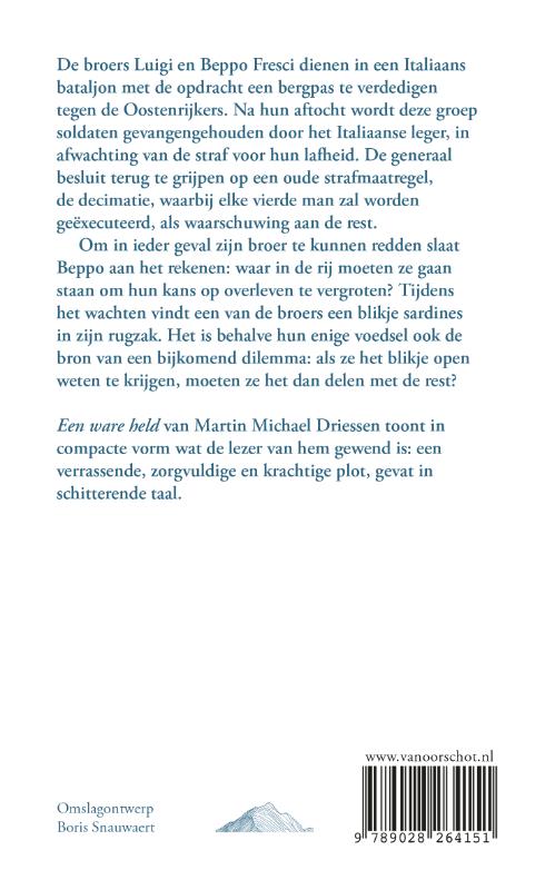 Achterkant van Een ware held