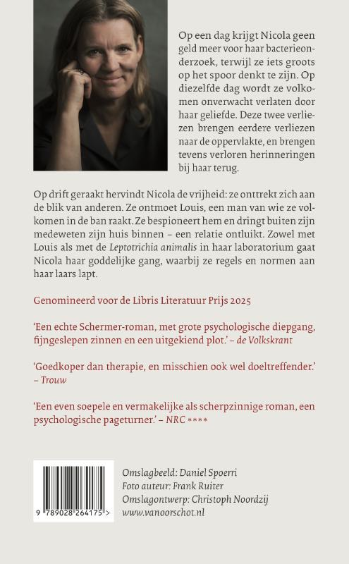 Achterkant van In het oog