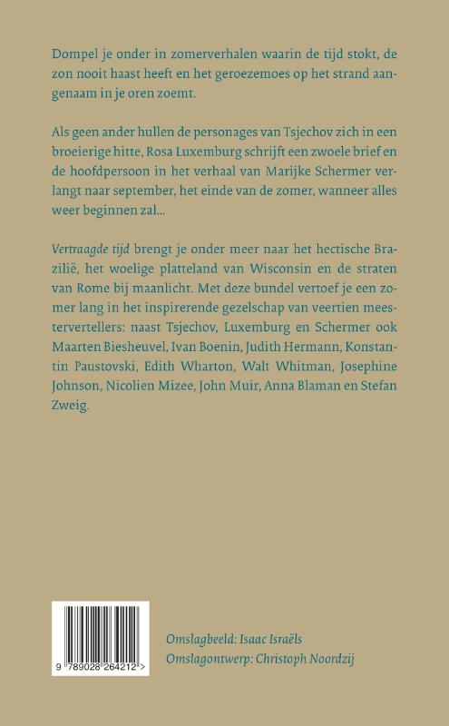 Achterkant van Vertraagde tijd