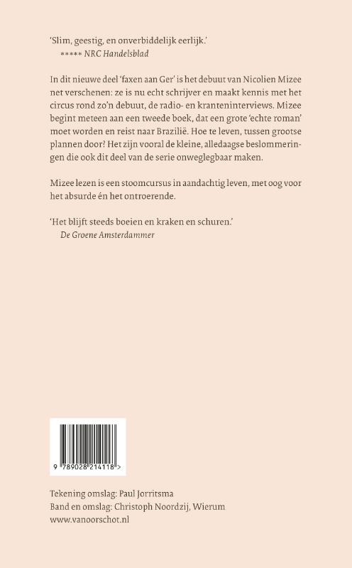 Achterkant van Ik kus uw handen duizendmaal