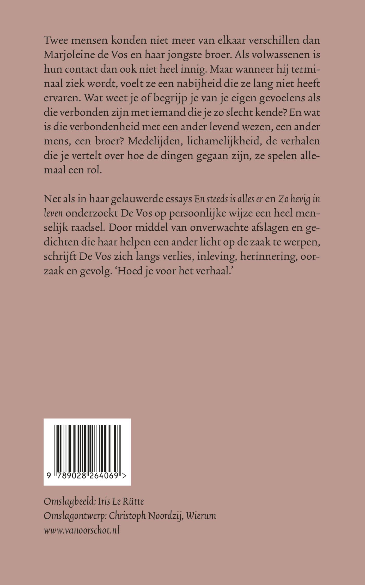 Achterkant van Ik ben hier liever niet alleen