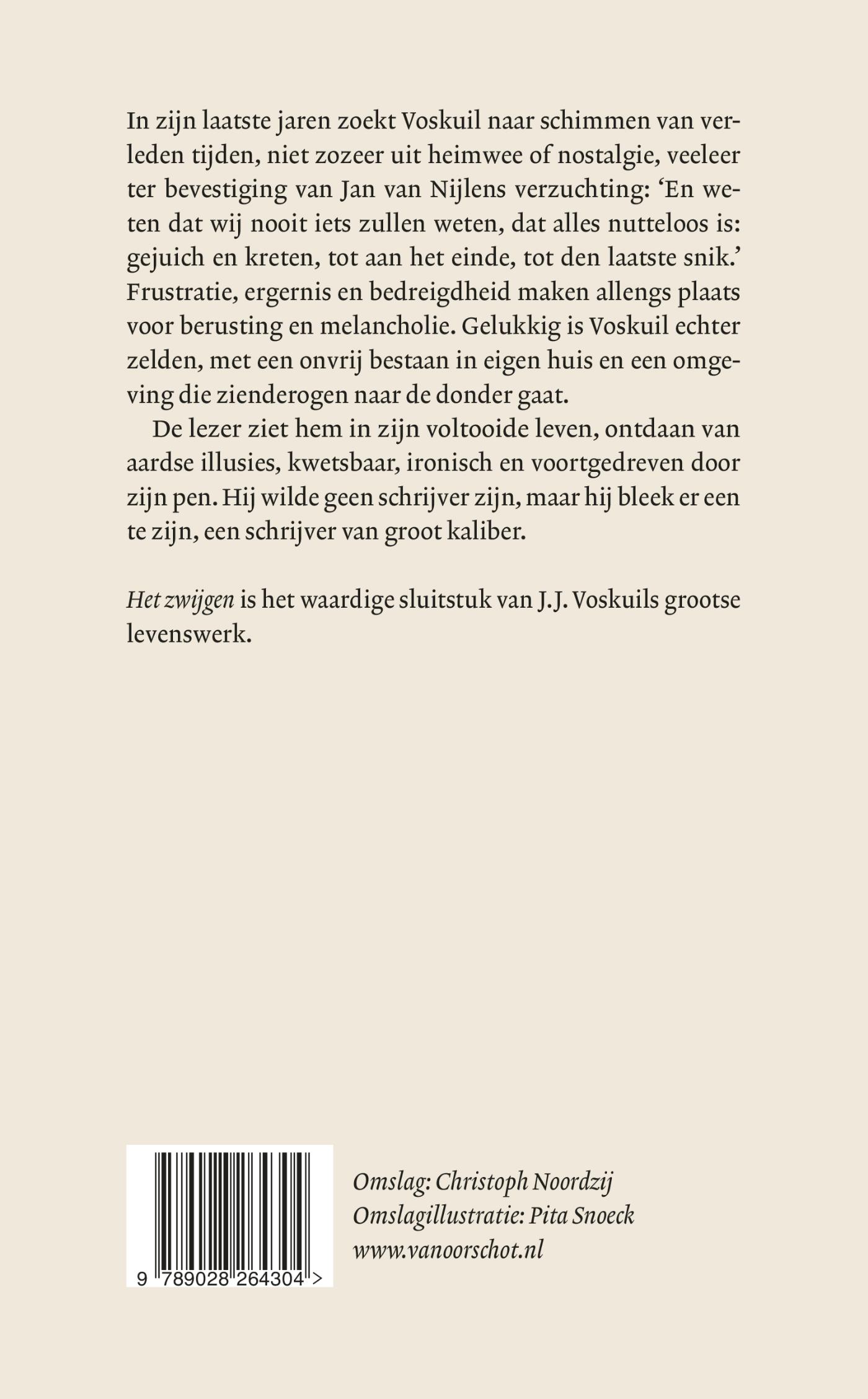Achterkant van Het zwijgen