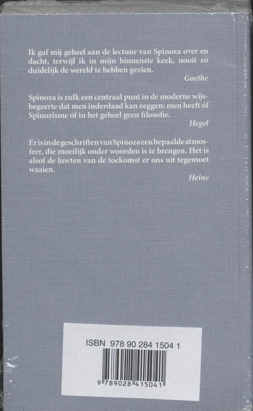 Achterkant van Ethica
