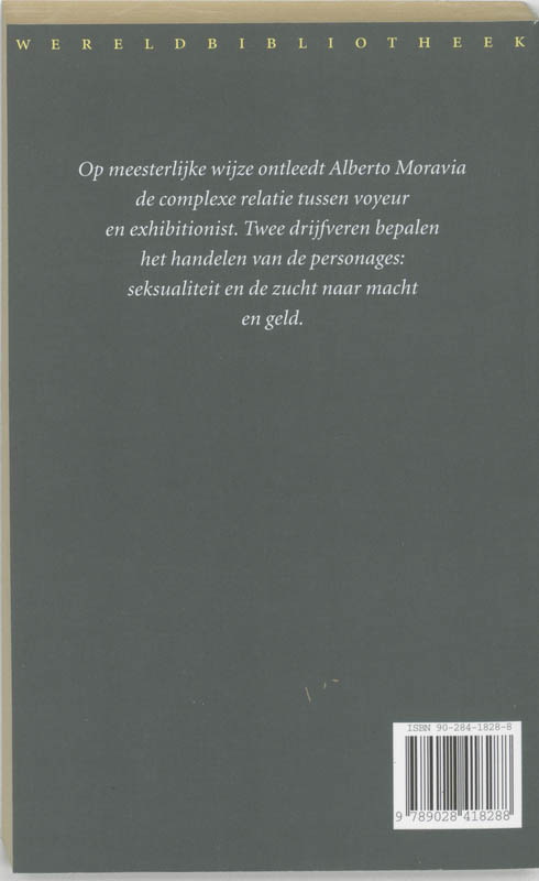 Achterkant van De voyeur