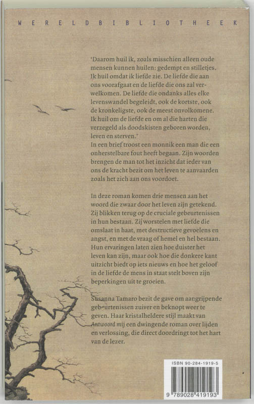 Achterkant van Antwoord mij