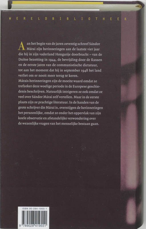 Achterkant van Land, land! ...