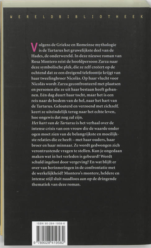 Achterkant van Het hart van de Tartarus