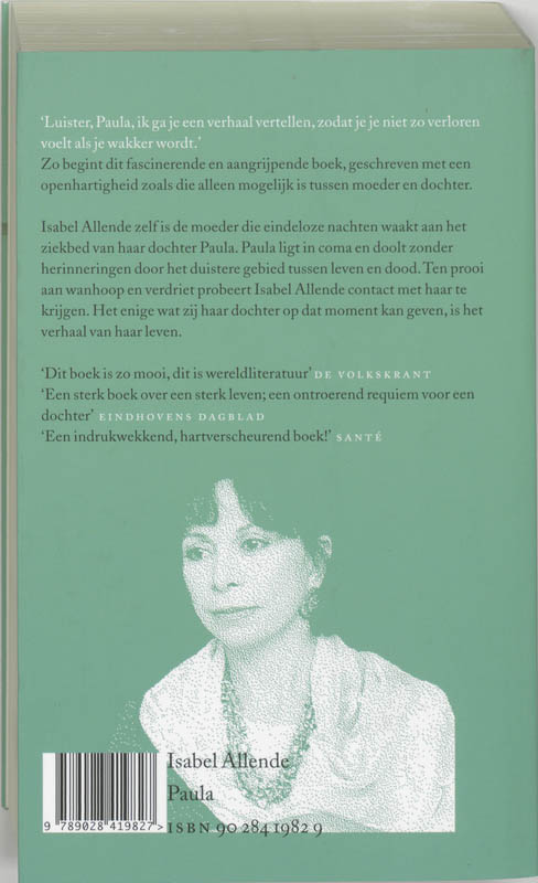 Achterkant van Paula