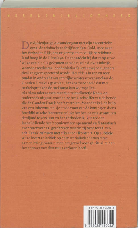 Achterkant van Het rijk van de gouden draak
