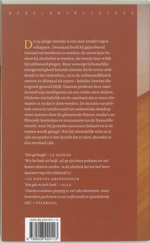 Achterkant van Hoe ik dom geworden ben