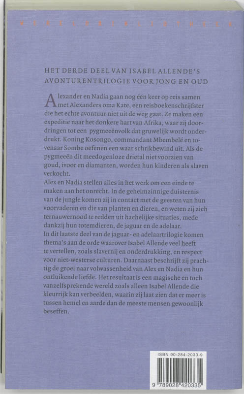 Achterkant van Het woud van de pygmeeen