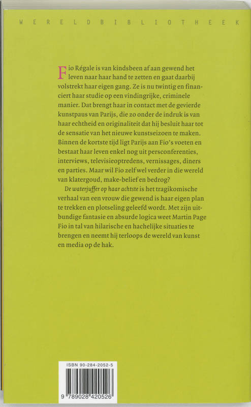 Achterkant van De waterjuffer op haar achtste