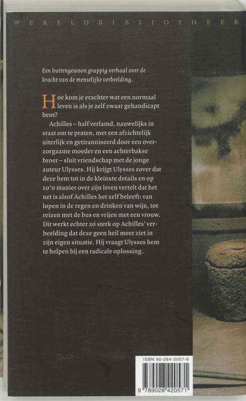 Achterkant van De snelvoetige Achilles