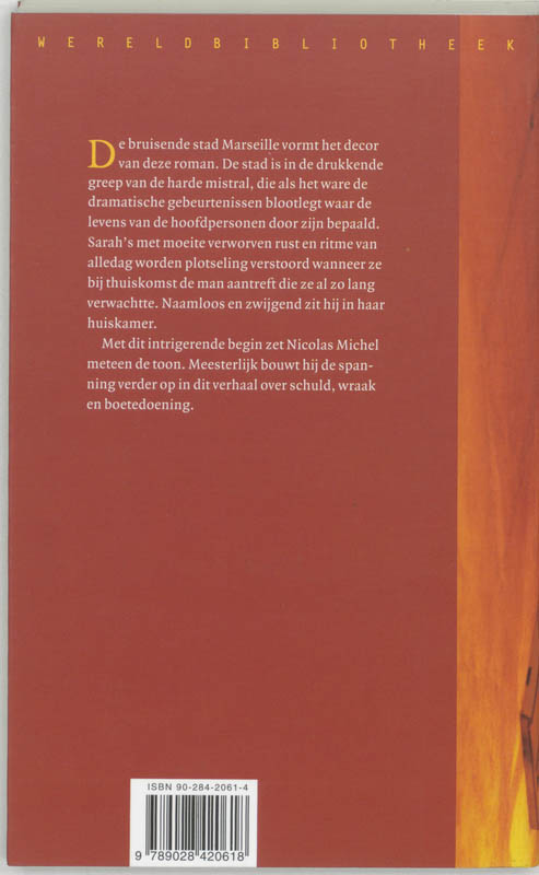 Achterkant van De naamloze