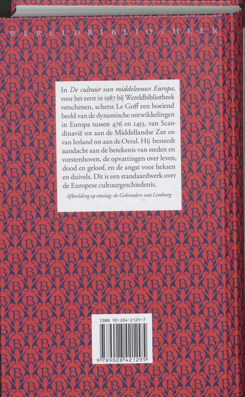 Achterkant van De cultuur van middeleeuws Europa