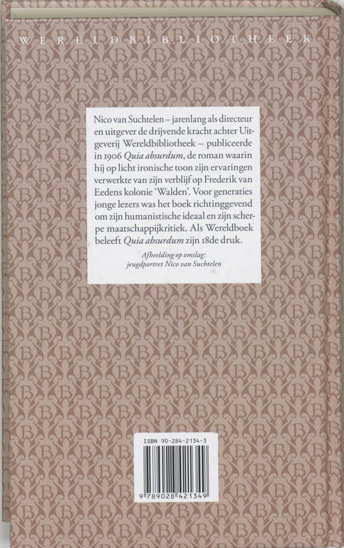 Achterkant van Quia absurdum