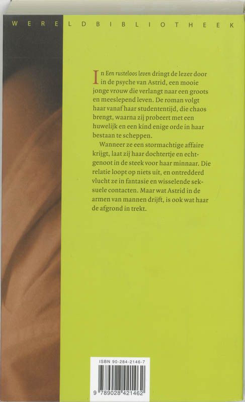 Achterkant van Een rusteloos leven