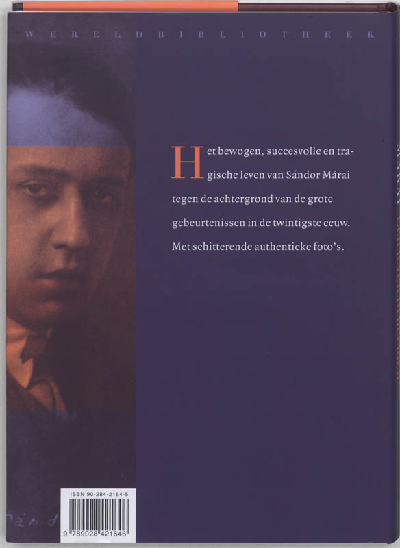 Achterkant van Sandor Marai
