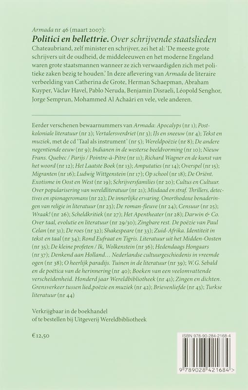 Achterkant van 45 Walter Benjamin
