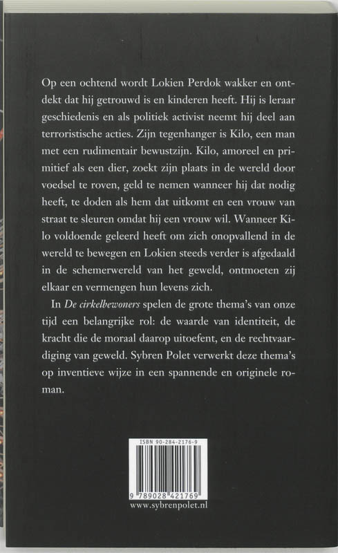 Achterkant van De cirkelbewoners