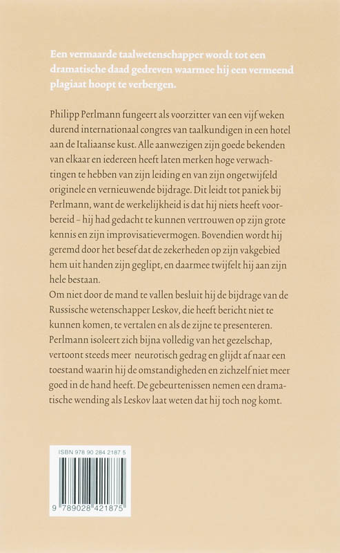 Achterkant van Perlmann's zwijgen