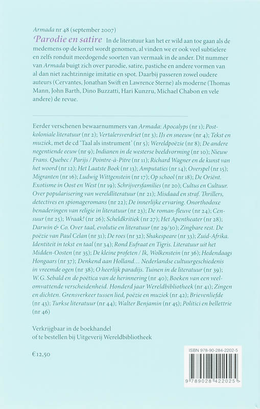 Achterkant van 47 juli 2007 Het huwelijk