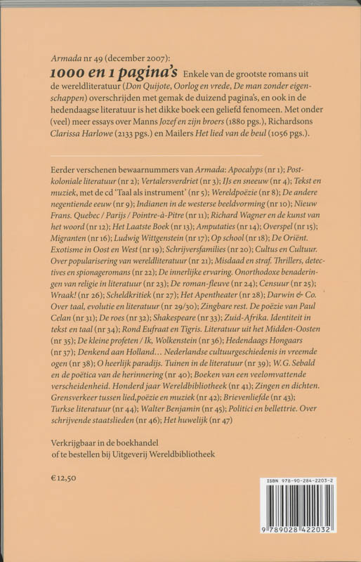 Achterkant van 48 Parodie en satire