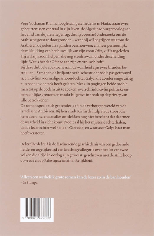 Achterkant van De bevrijdende bruid
