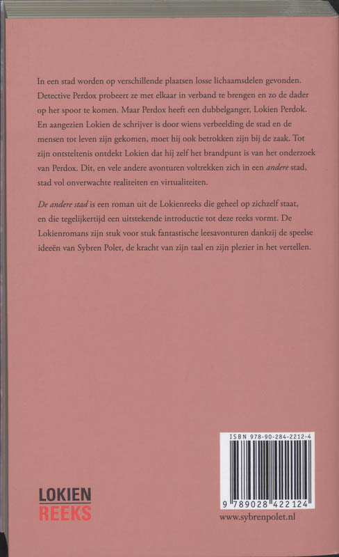 Achterkant van De andere stad