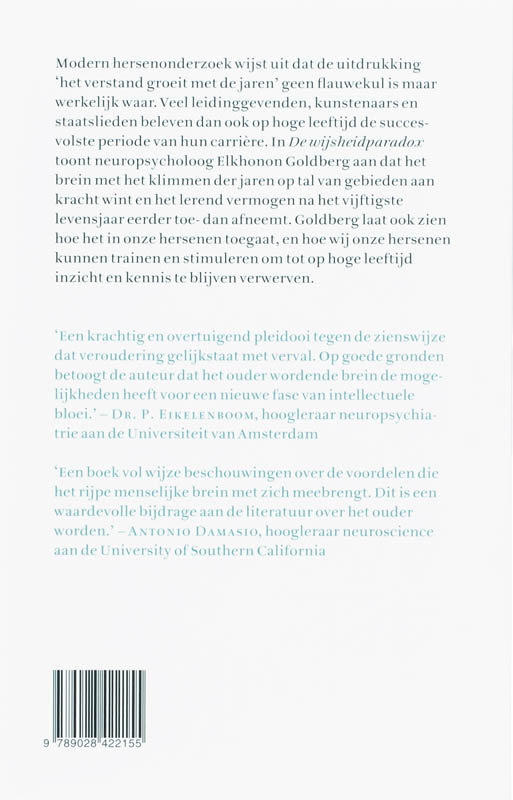 Achterkant van De wijsheidparadox